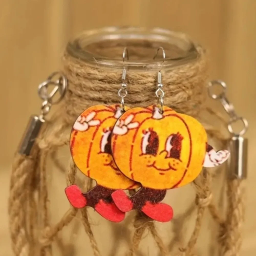 NWT! Thanksgiving & Autumn Wood Pierced Earrings! 1/$9 OR 2/$16 OR 3/$21!